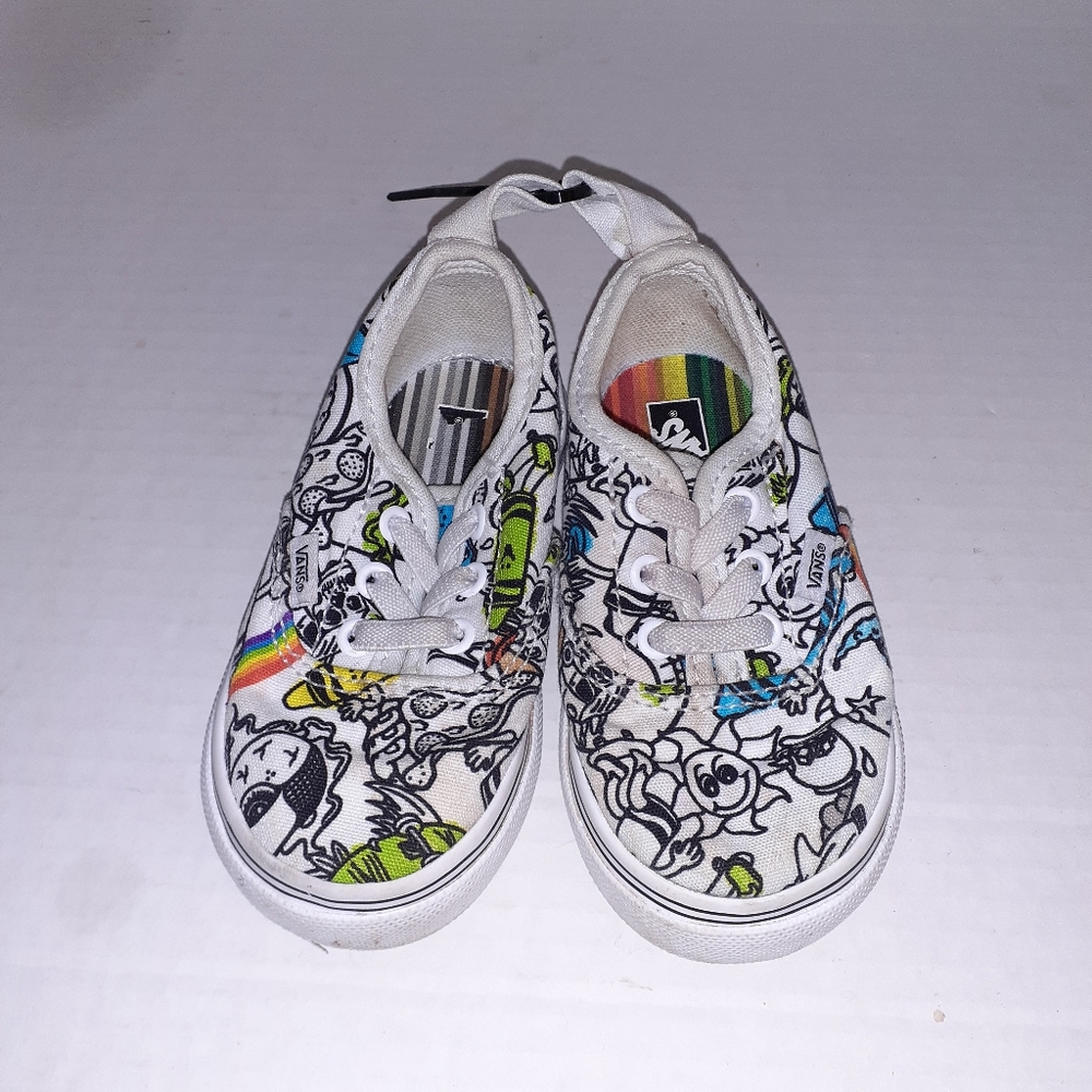 VANS x CRAYOLA | Authentic DIY Sketch Your Way Skate Shoe - White